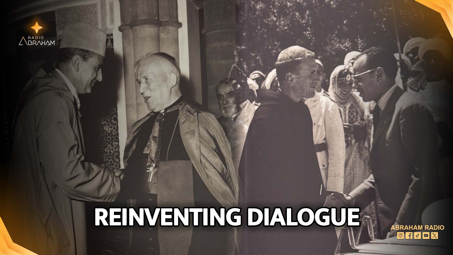 A historical photo of the Benedictine Monastery of Toumliline in the Middle Atlas mountains of Morocco